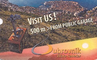 Communication of the city: Dubrovnik (Chorwacja) - ticket abverse