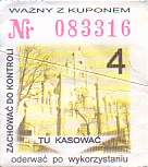 Communication of the city: Kielce (Polska) - ticket abverse. <IMG SRC=img_upload/_0karnet.png alt="karnet">