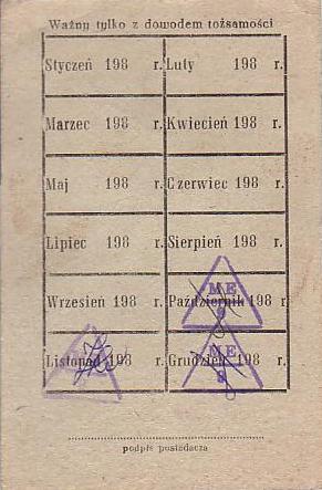 Communication of the city: Knurów (Polska) - ticket reverse