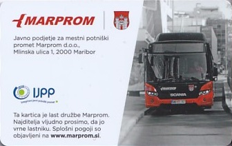 Communication of the city: Maribor (Słowenia) - ticket reverse