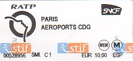 Communication of the city: Paris (Francja) - ticket abverse. <IMG SRC=img_upload/_0wymiana2.png>