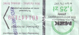Communication of the city: Starachowice (Polska) - ticket abverse. <IMG SRC=img_upload/_0wymiana1.png>