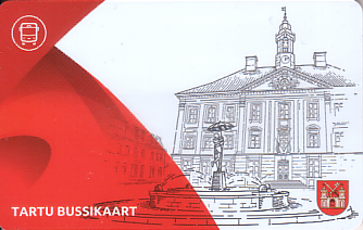 Communication of the city: Tartu (Estonia) - ticket abverse